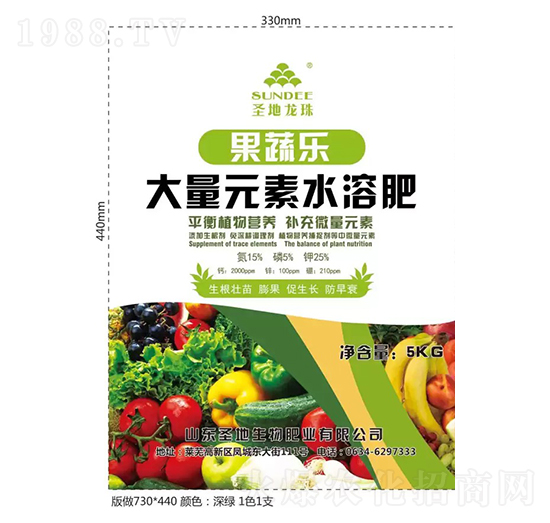 大量元素水溶肥15-5-25-果蔬樂-圣地