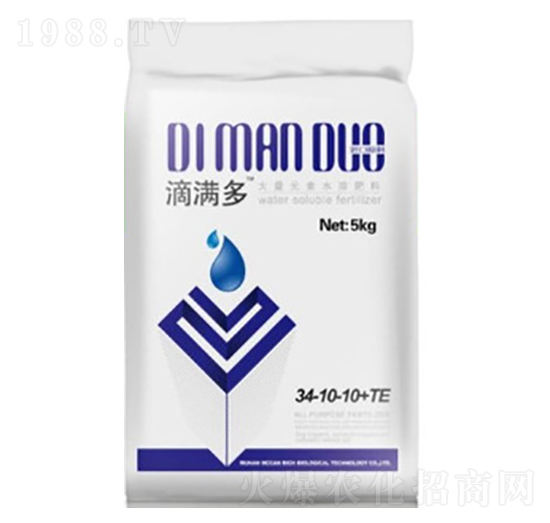 �ΝM�����Ԫ��ˮ�ܷ�34-10-10+TE-�̵�