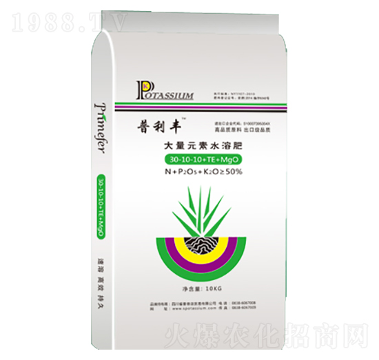 ����Ԫ��ˮ�ܷ�30-10-10+MgO+TE-�����S-�յ��