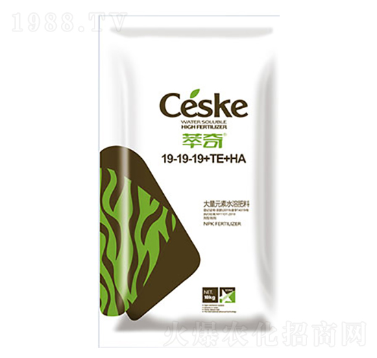 大量元素水溶肥料19-19-19+TE+HA-萃奇-金豐洋