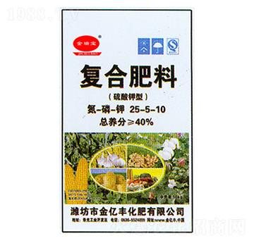 硫酸鉀型復(fù)合肥料25-5-10-金億豐