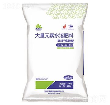 高鉀型大量元素水溶肥料7-12-40+TE-果粹-沃野