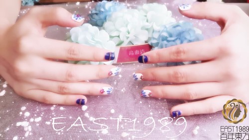  青花美甲怎么做？保定東方技工學(xué)校教你巧做美甲！