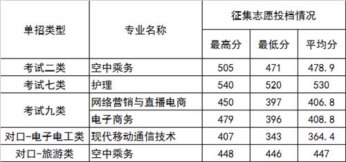 2022年河北正定師范高等?？茖W校高職單招二志愿分數(shù)線